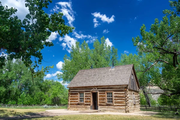 Hütte Von Theodore Roosevelt Theodore Roosevelt Nationalpark — Stockfoto