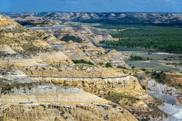 Paesaggio Incantevole Nel Parco Nazionale Theodore Roosevelt — Foto Stock