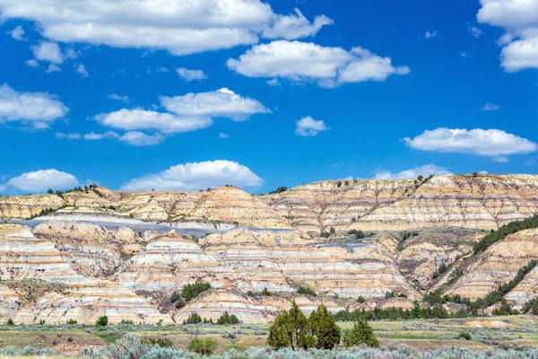 Badlands Landskap Theodore Roosevelt Nationalpark North Dakota — Stockfoto