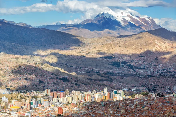 Ла-Пас міський пейзаж — стокове фото