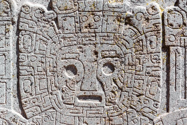 Tiwanaku Faccia — Foto Stock