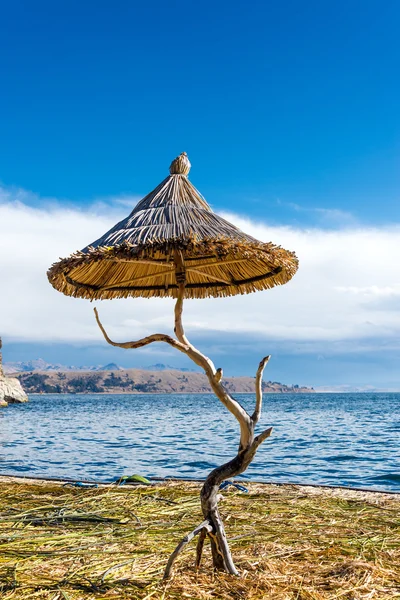 Lago Titicaca Isla Flotante —  Fotos de Stock
