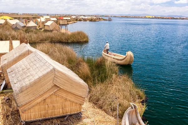 Uros Floating Islands — Stock Photo, Image