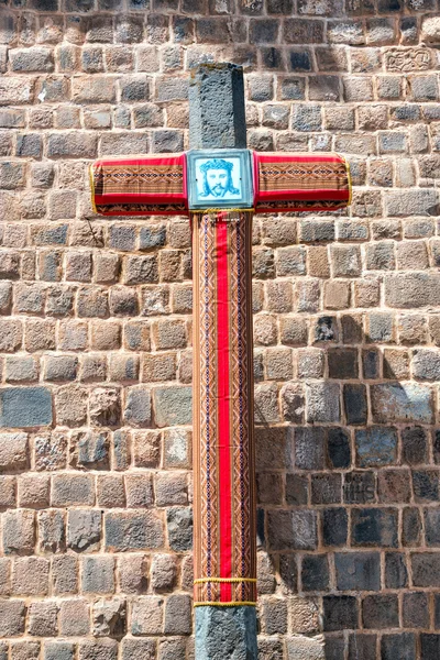 Krzyż w Cusco — Zdjęcie stockowe