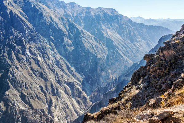 Vista de cânion de colca — Fotografia de Stock