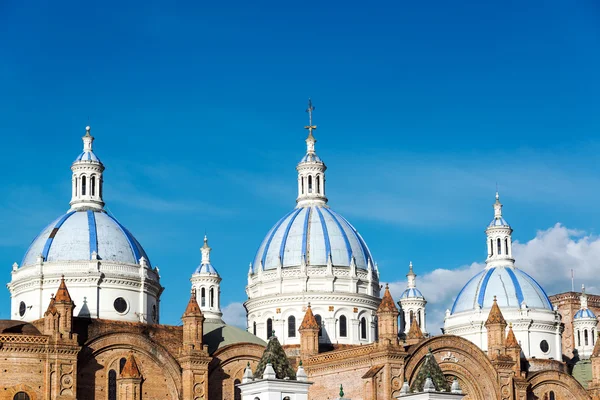 Cúpulas da catedral de cuenca — Fotografia de Stock