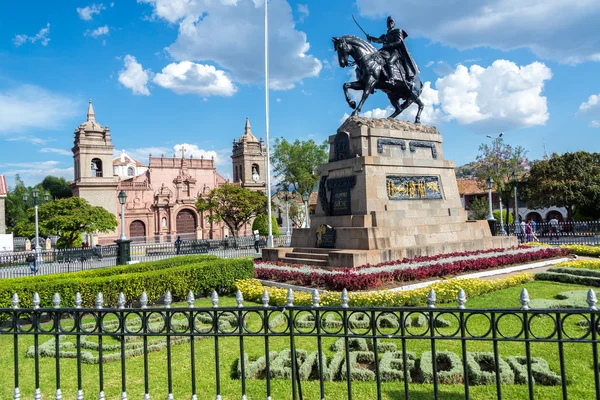 Plaza de Armas a Ayacucho, Perù — Foto Stock