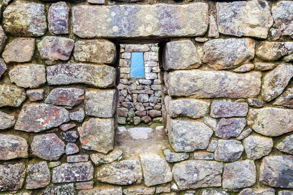 Machu Picchu finestre — Foto Stock