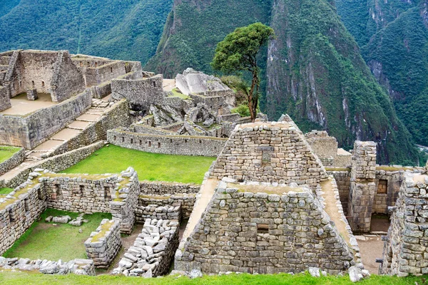 Machu Picchu Gebäude — Stockfoto