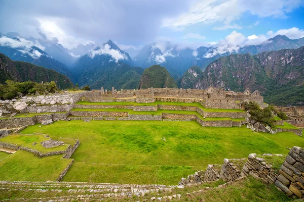 Machu Picchu széles szög — Stock Fotó