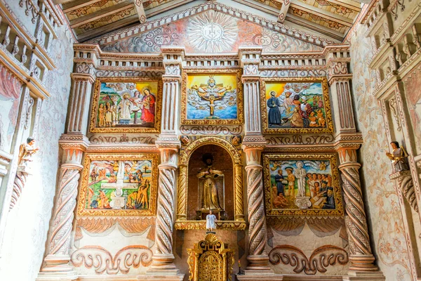 Алтарь церкви Святого Хавьера — стоковое фото