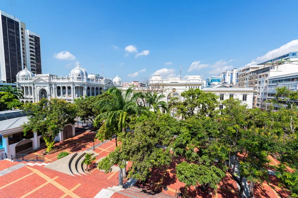 Plaza w centrum Guayaquil — Zdjęcie stockowe