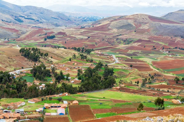 Terras agrícolas em Peru — Fotografia de Stock