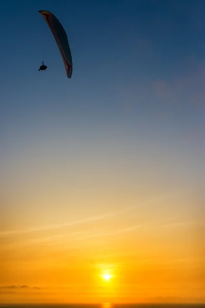 Paraglider Sunset — Stock Photo, Image