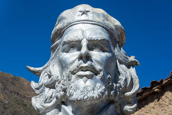 Bust of Che Guevara in La Higuera — Stock Photo, Image