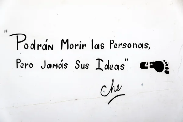 Che Guevara Quote — Stock Photo, Image