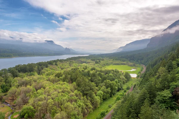 Columbia River Gorge tájkép — Stock Fotó