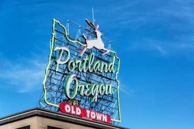Portland Oregon Old Town clipart