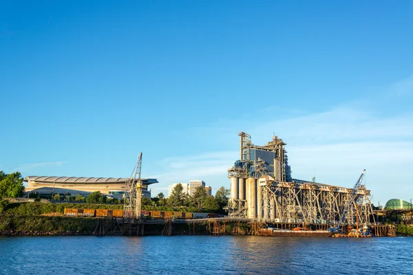 Industriella portland waterfront — Stockfoto