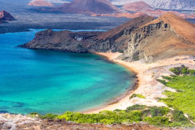 Beautiful Coast View in Galapagos clipart