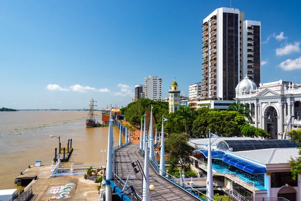 Guayaquil Malecon widok — Zdjęcie stockowe