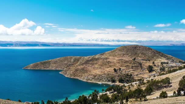 Upływ czasu Jezioro Titicaca — Wideo stockowe