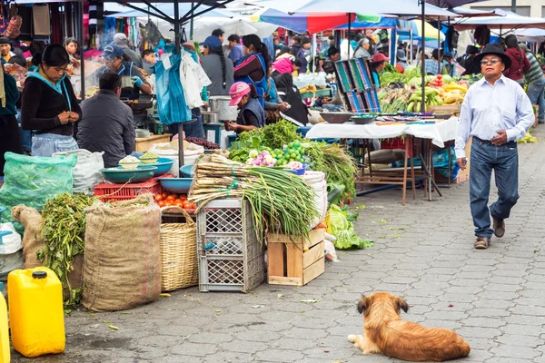 Aktivitäten auf dem Lebensmittelmarkt — Stockfoto