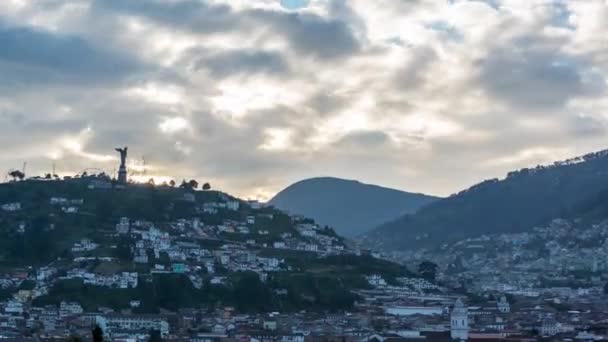 Quito, Ecuador Time Lapse — Stock Video