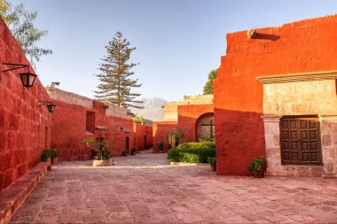 Santa Catalina Monastery Courtyard clipart