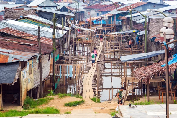 Quartier de Belen en Iquitos, Pérou — Photo