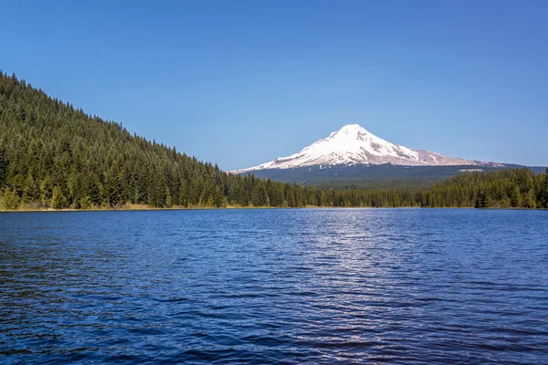 Mt. motorháztető és trillium tó — Stock Fotó