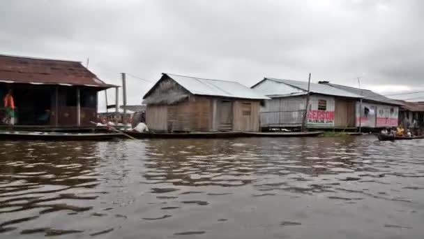 Blick auf iquitos, peru — Stockvideo