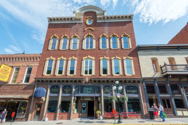 Historic Buildings Deadwood South Dakota clipart