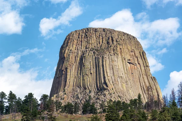 Pohled na Devils Tower — Stock fotografie