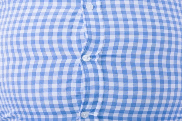 Закрытие обтягивающей рубашки мужчины с лишним весом, типичное фото для пивного живота: Избирательный фокус. — стоковое фото