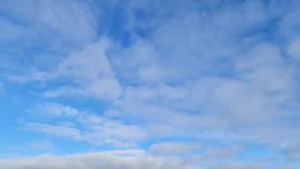 Bel Time Lapse Mostrando Autunno Cielo Nuvoloso Sopra Paesaggio Natura — Video Stock