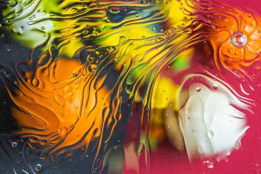 Güzel bir kırmızı, sarı, turuncu renkli soyut tasarım, doku manzarası. Güzel arka planlar.