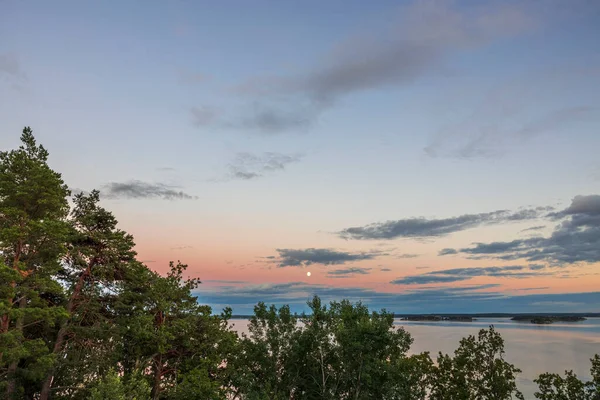 Atemberaubender Sonnenuntergang Der Schwedischen Ostsee Schöne Naturlandschaft — Stockfoto