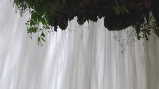 Underbar Utsikt Över Berömda Edessa Vattenfall Vacker Natur Bakgrunder Grekland — Stockvideo