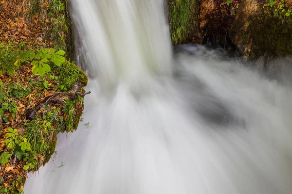 Magnífica Vista Las Famosas Cascadas Grecia Hermosa Naturaleza Fondos — Foto de Stock