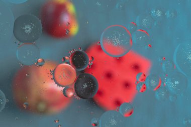 Kırmızı, turuncu, sarı, mavi soyut tasarım, doku. Güzel arka planlar.