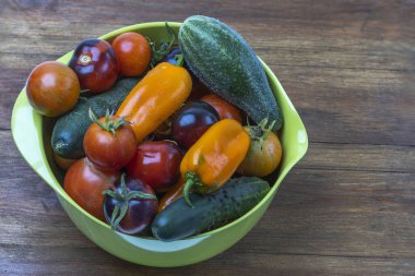 Taze renkli sebzelerin yakın görüntüsü. Sağlıklı gıda konsepti. İsveç. 