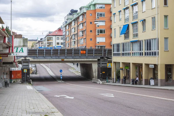 Hermosa Vista Del Paisaje Ciudad Día Verano Europa Suecia Uppsala — Foto de Stock