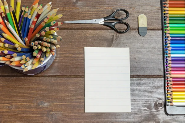 Conceito de desenho a lápis — Fotografia de Stock