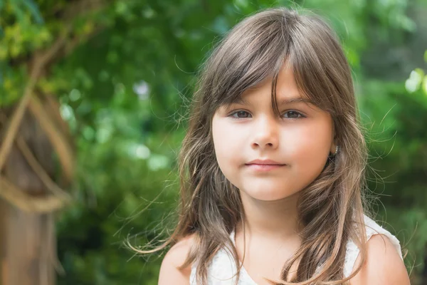 Portrait of attractive little girl — Stock Photo, Image