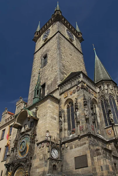 Famous Old Town Hall in Prague — Stock Photo, Image