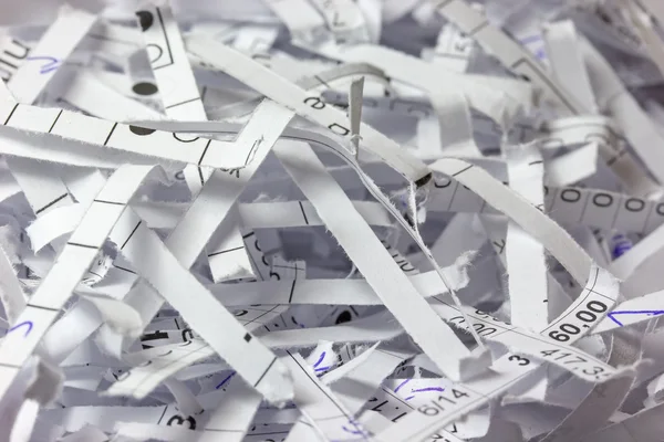 Shredded accounting — Stock Photo, Image