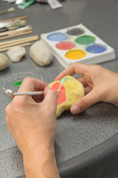 Stone painting — Stock Photo, Image