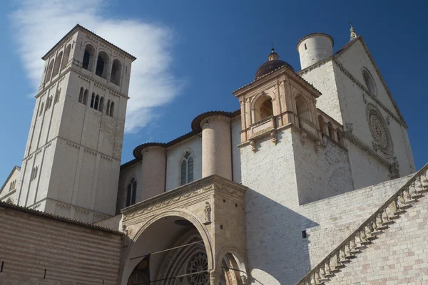 Påvligt Basilika St. Francis av Assisi — Stockfoto