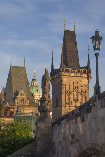 Die Karlsbrücke in Prag. vertikal. — Stockfoto